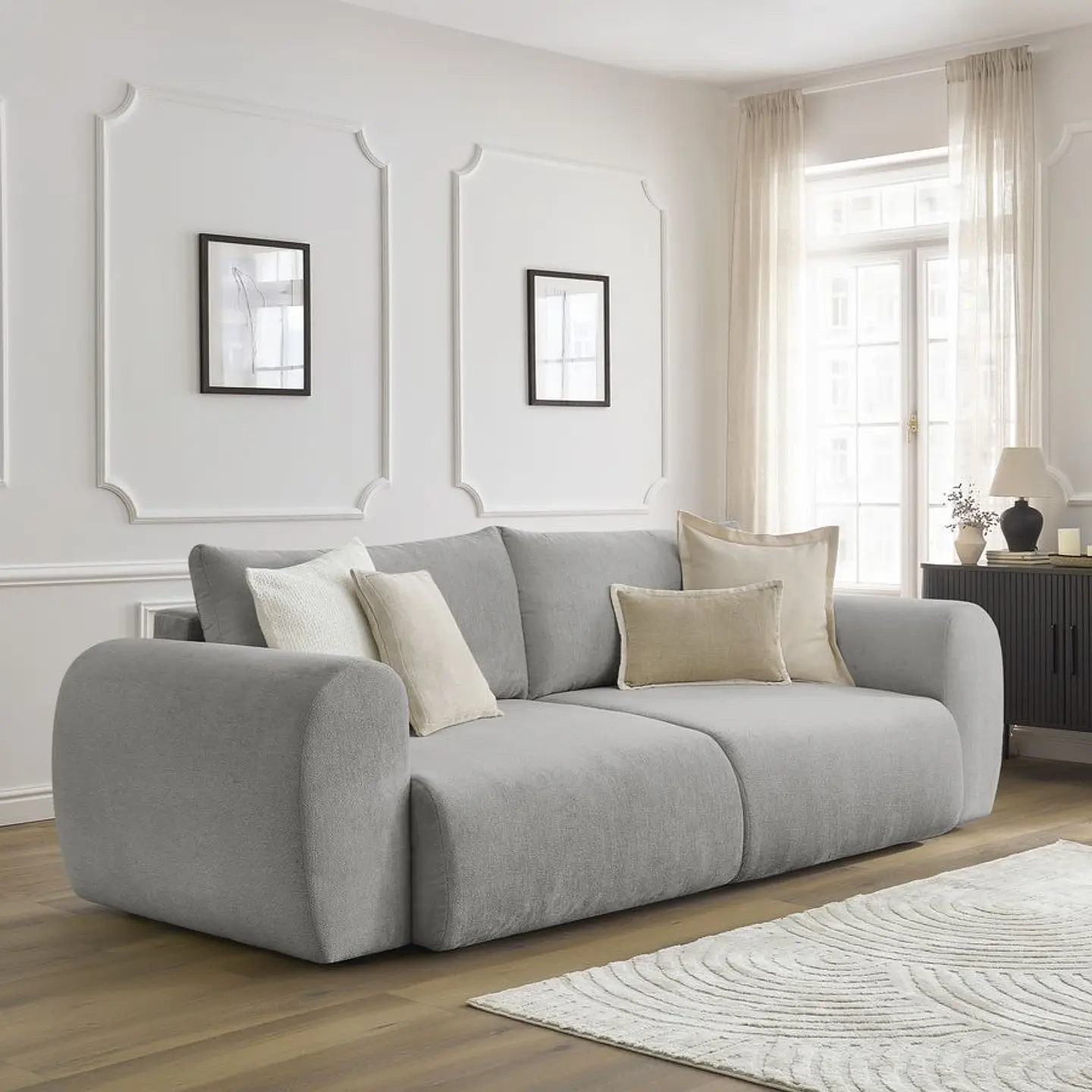 Sofa Lineal De 3C Modelo Coquimbo Premium 12