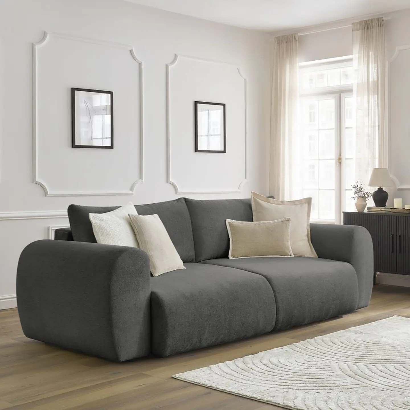 Sofa Lineal De 3C Modelo Coquimbo Premium 28