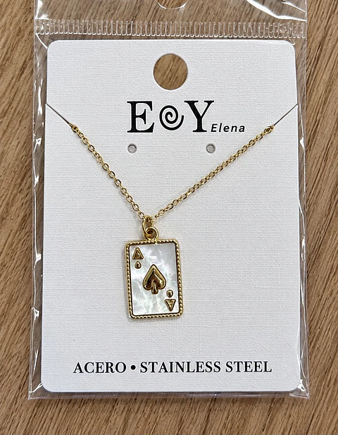 Colar Ás de Espadas ♠️ 