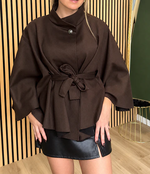 Casaco Poncho 