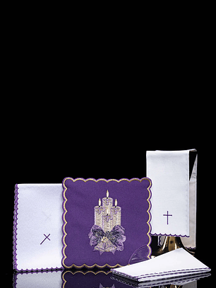 Servicio Corporal de altar bordado para Adviento