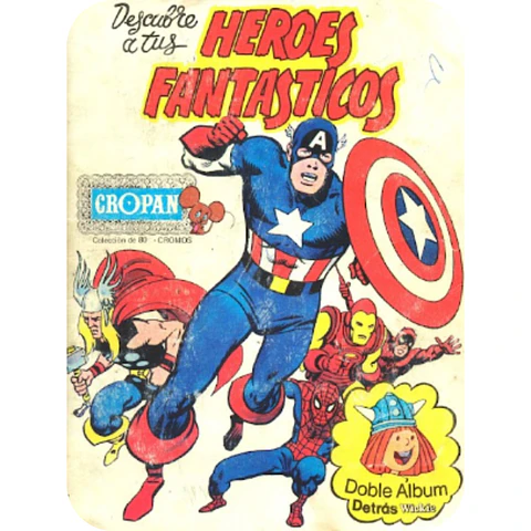 Álbum Héroes fantásticos de Marvel (1975)