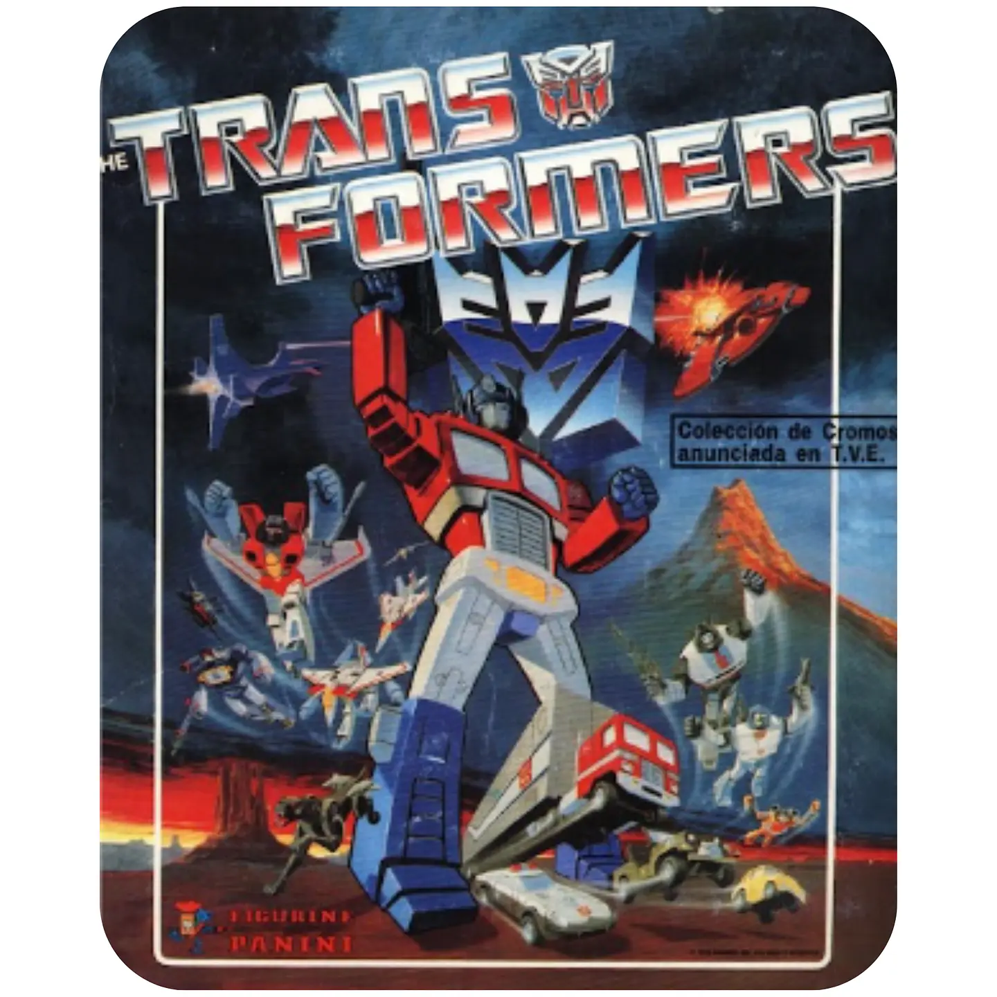 Álbum de Los transformers (1986) 1
