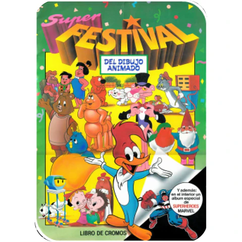 Álbum Súper festival de dibujos animados (1989)