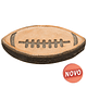 RUGBY BALL IN LEATHER &#x2F; WOOL