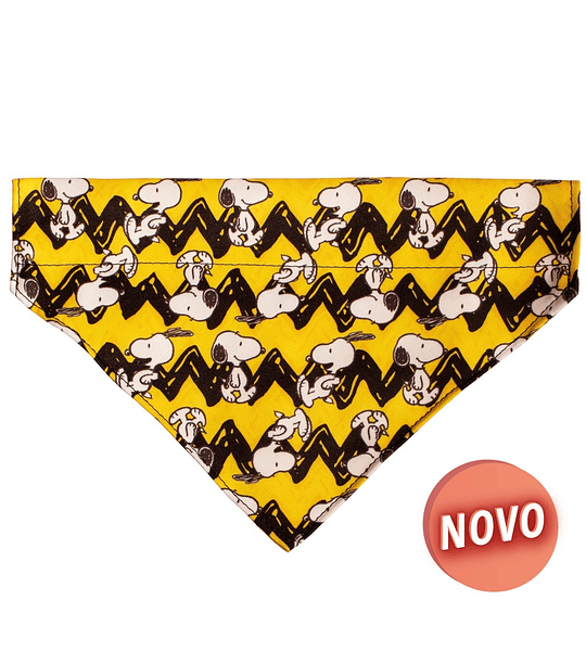 BANDANA SNOOPY (AMARELO/C.B.)