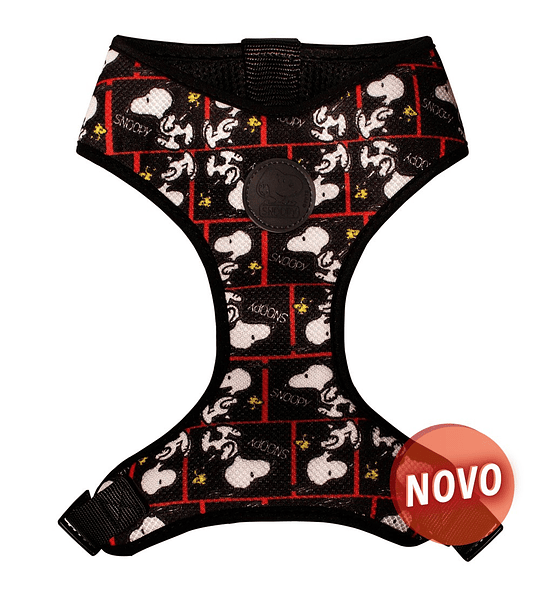 CHEST VEST (MESH) SNOOPY (BLACK / FRAMES)