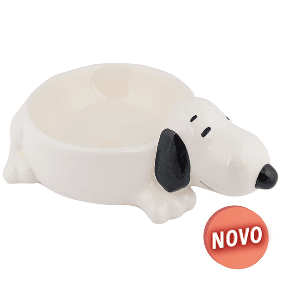 COMEDOURO SNOOPY EM CERÂMICA