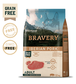 BRAVERY IBERIAN PORK ADULT MEDIUM-LARGE