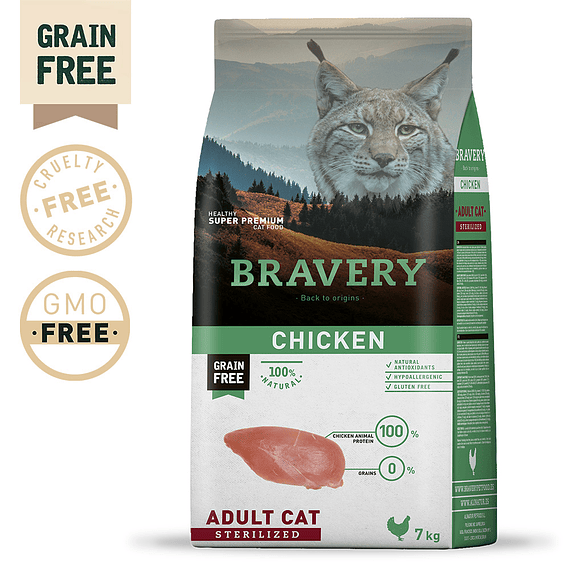 BRAVERY CHICKEN ADULT CAT STERILIZED