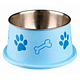 STAINLESS / PLASTIC FEEDER FOR DOGS LARGE EARS 0.9 LT / 19 CM