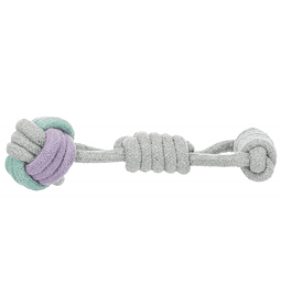  JUNIOR - BALL WITH COTTON ROPE HANDLE