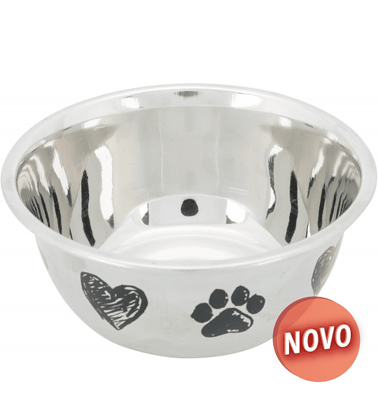 Stainless Steel Feeder (Paws / Hearts)