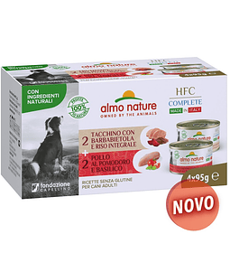 "ALMO NATURE" HFC DOG MULTI PACK COMPLETE 2 (4 LATAS)