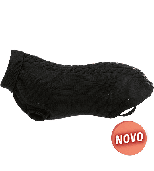 CAMISOLA "KENTON" PARA CÃES (PRETO)