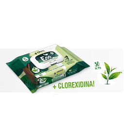 TOALHITAS ECO CHÁ + CLOREXIDINA 