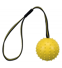NATURAL RUBBER BALL WITH HANDLE