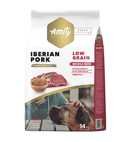 AMITY SUPER PREMIUM (LOW GRAIN) ADULT IBERIAN PORK