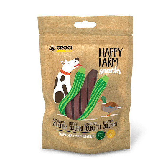 HAPPY FARM PATO E COURGETTE 80GR