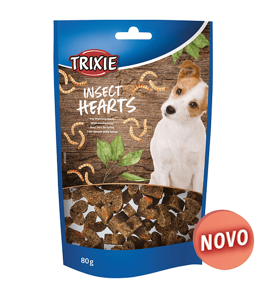  "INSECT HEARTS" COM TENÉBRIO (PROTEÍNA DE INSETOS)