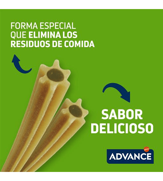 ADVANCE DOG SNACKS DENTAL CARE MINI - 90 GR (7 UND.) - 