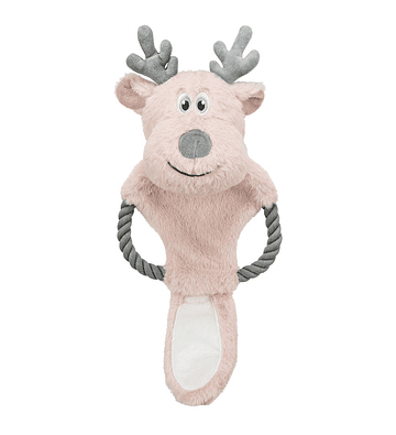 RENA EM PELÚCIA COM CORDA