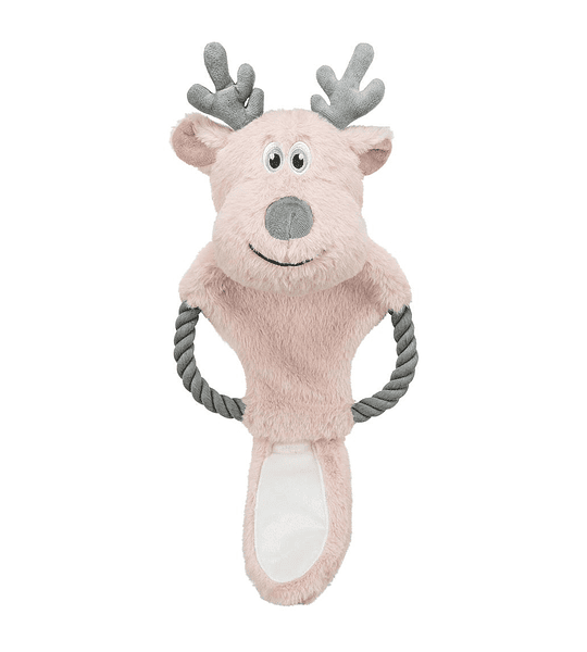 RENA EM PELÚCIA COM CORDA