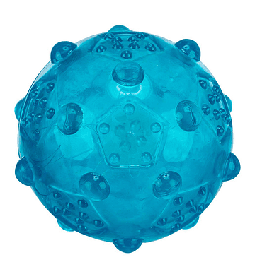 BOLA EM BORRACHA TERMOPLASTICA (TPR) (ROXO)