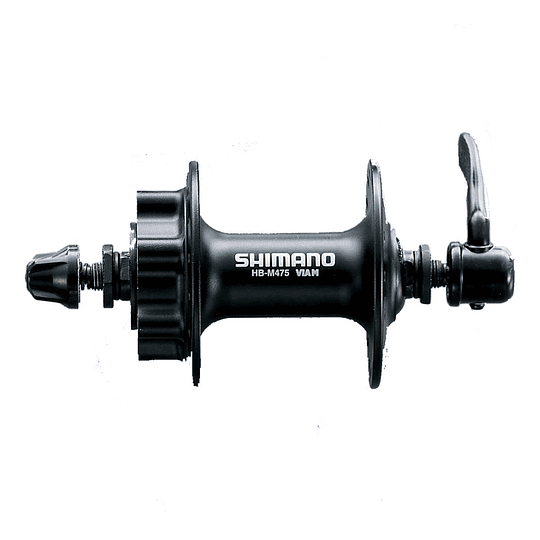 MAZA DELANTERA SHIMANO NEGRA HB-M475-L 32H CAJA EHBM475BL5