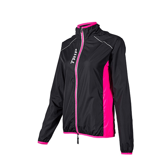 CORTAVIENTO TRIP BLACK/PINK S