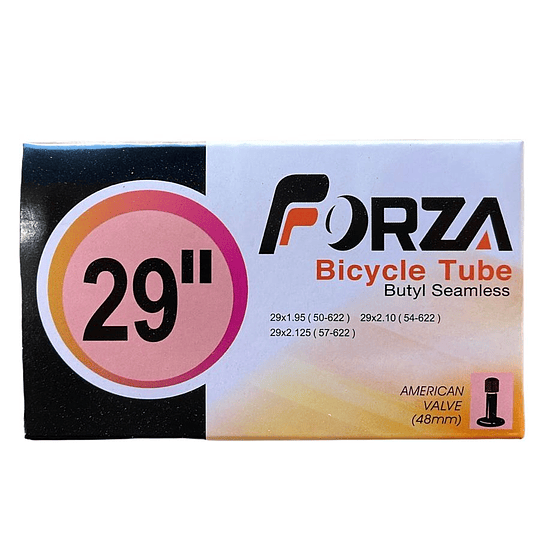 CAMARA 29x1,95/2,125 AV 48MM FULL BUTYL FORZA