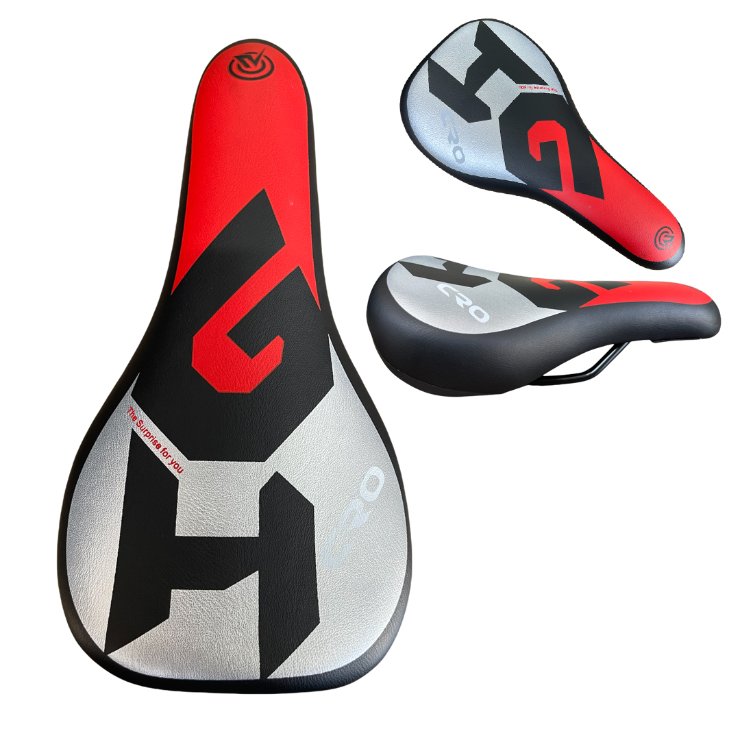 ASIENTO BITTELI BMX CRO NEGRO ROJO SILVER