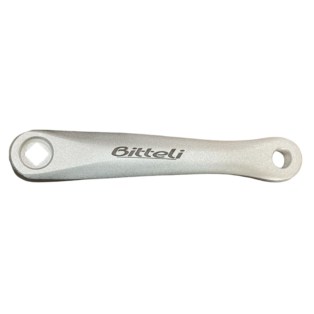 BIELA IZQUIERDA BITTELI 170MM ALUMINIO SILVER