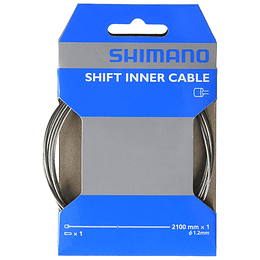 CABLE CAMBIO SHIMANO UND 1.2 X 2100MM Y60098100