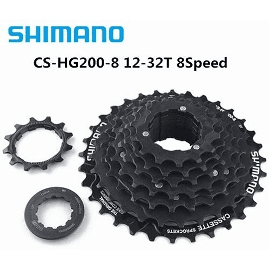 PIÑON 8V SHIMANO 12-32T CS-HG200-8