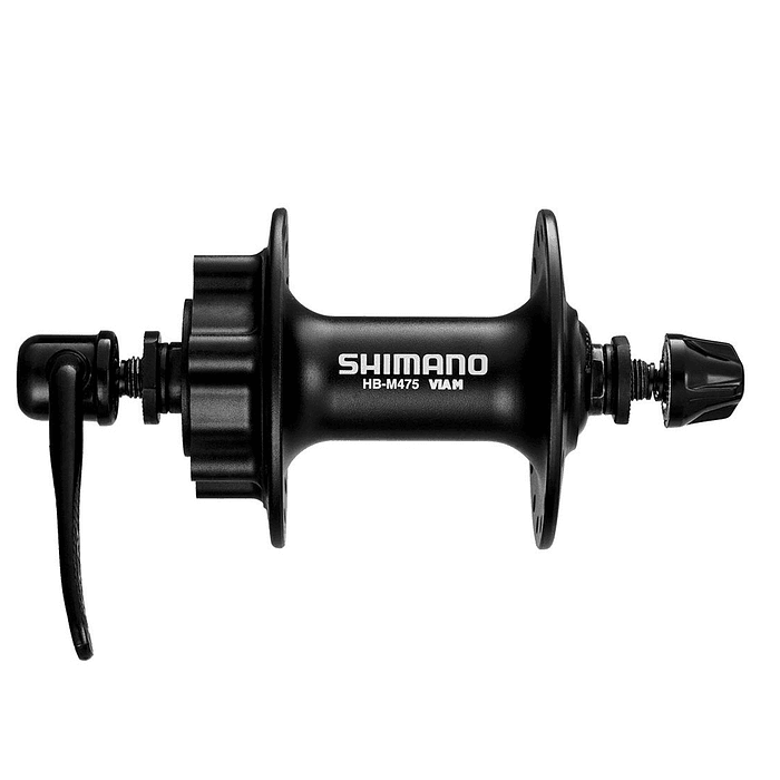 MAZA SHIMANO DELANTERA HB-M475 36H NEGRO 6-PERNOS