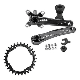 Volante Mtb Integrado 1 X 170mm 10-11- 12vel 4c Bk 32t 