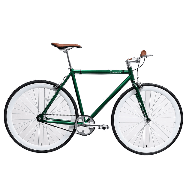 FIXIE VERDE OSCURO GLOSSY / BLANCO