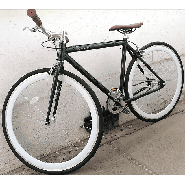 FIXIE VERDE OSCURO GLOSSY / BLANCO