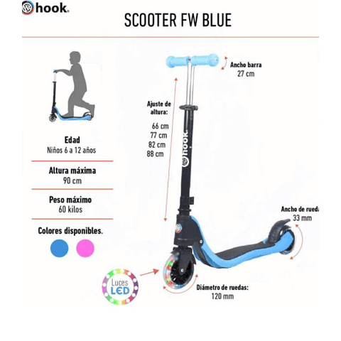 Scooter Fw Hook Blue