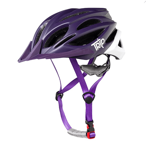 Casco Trip MTB Purple/White