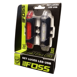 Set Luces Foss Led USB, 30-15 Lumens