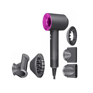 Secador de Cabelo Profissional 5 em 1 Silencioso - Roxo