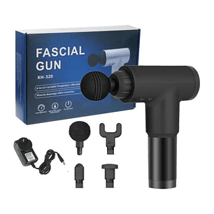Pistola Massajadora Fascial Gun 320 Preto