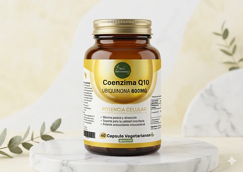 Coenzima Q10( Ubiquinona) 600 mg, 60 cápsulas 