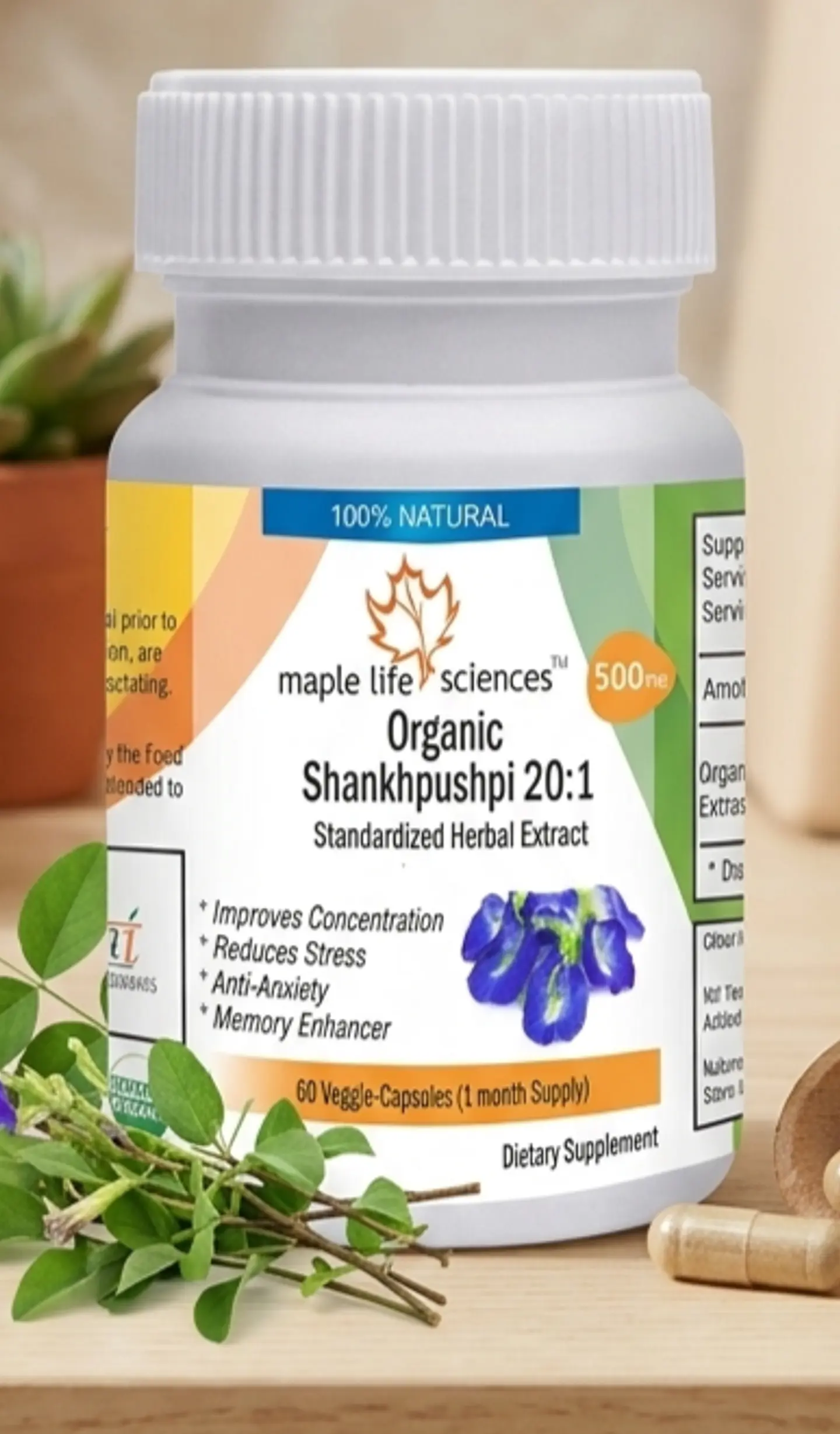Shankhpushpi orgánico 