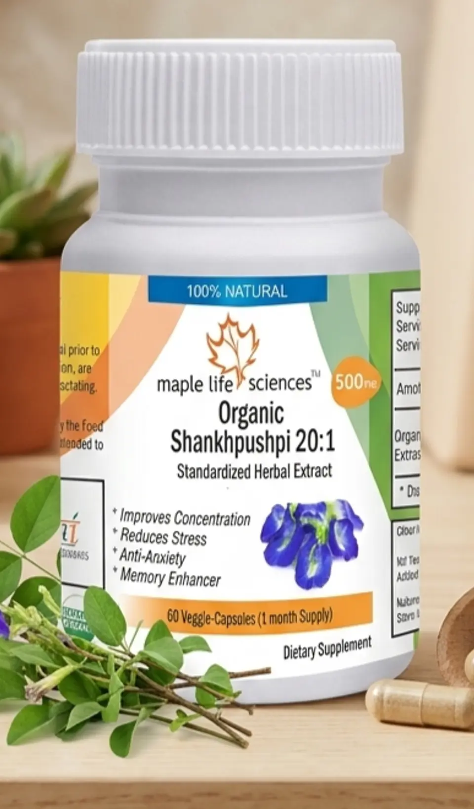 Shankhpushpi orgánico 