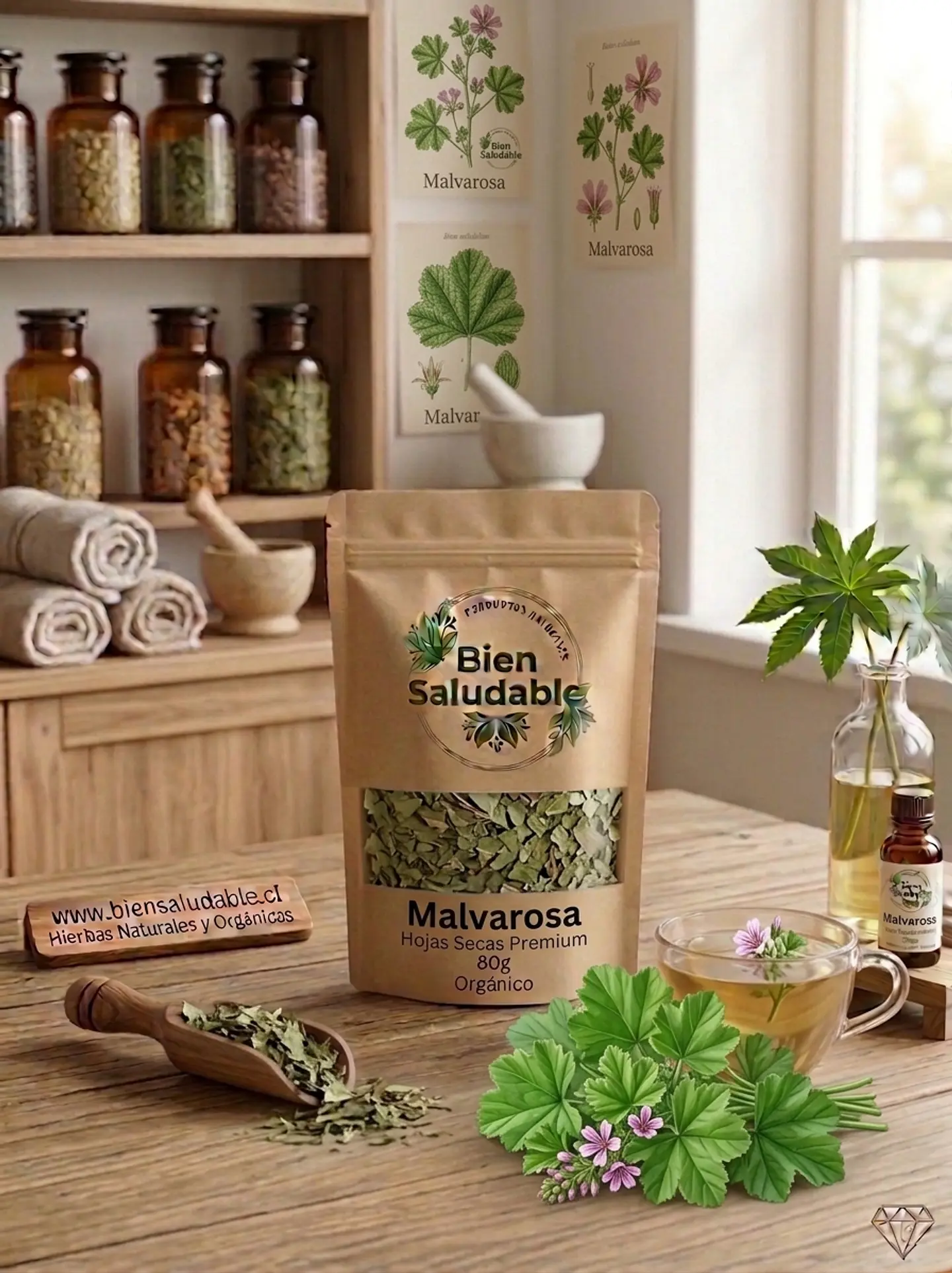 Infusión de Malvarosa 80g 1