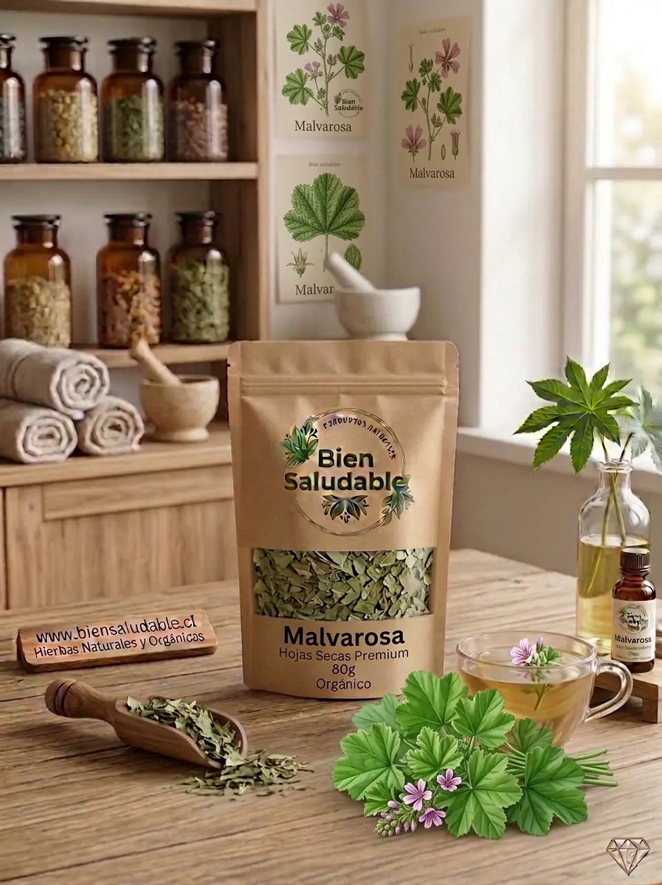 Infusión de Malvarosa 80g 1