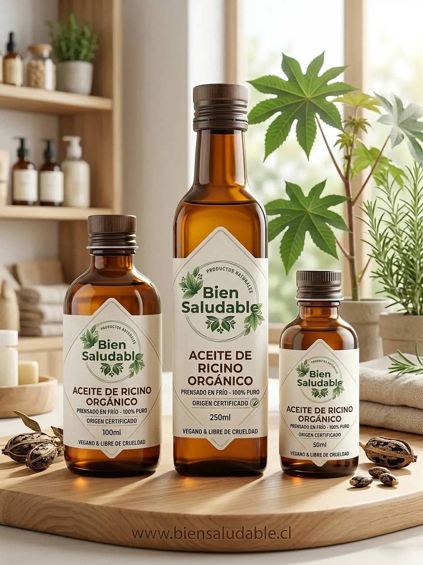 Aceite de ricino Orgánico 100 Ml 1